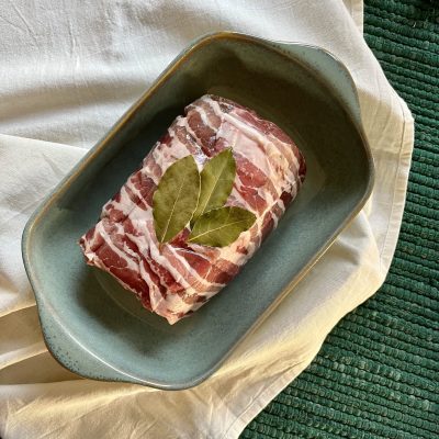 Meat Loaf with Streaky Bacon