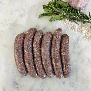 Lamb and Mutton Sausages with Mint & Rosemary