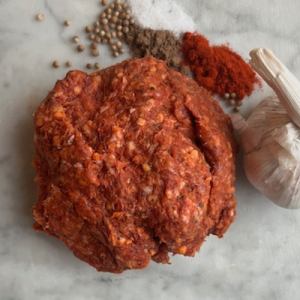 Organic Pasture-Raised Beef Merguez Sausagemeat (Gluten-free)